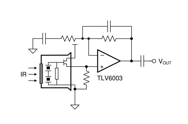 Texas Instruments TLV6003オペレーショナルアンプ